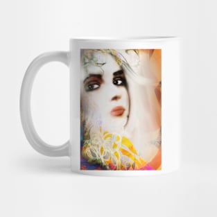 Gold and white Mug